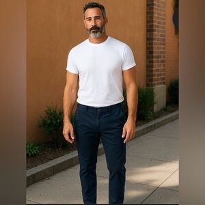 Aeropostale Blue Chinos with Belt Loops